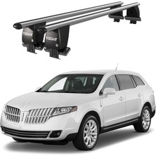 Today Auto Royal Lincoln Mk-T (2010 ve Sonrası) Uyumlu Gri Ara Atkı Port Bagaj Tavan Barı