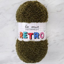 Pileli Store La Mia Retro Asker Yeşili El Örgü Ipi - LM8001