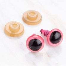 Pileli Store Loren 10 mm Pembe 5 Çift Amigurumi Göz