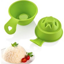 Pileli Store  Pilav ve Helva Şekil Verici Pratik Servis Kalıbı Aleti (2 Adet)