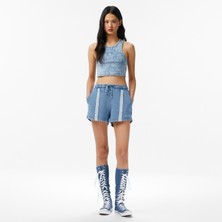 United4 Unıted4 Regular Fit Kadın Lacivert Şort.ındıgo
