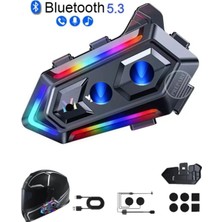 Prepare Kask Kulaklık Bluetooth Kulaklık Y-20P Bluetooth Motosiklet Kulaklık 5.3 Motosiklet Kulaklık