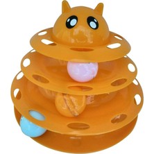 Pileli Store Kedi Başlıklı 3 Katlı Kedi Oyuncağı