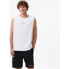 United4 Unıted4 Regular Fit Erkek Beyaz T-Shirt.beyaz