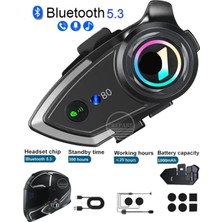 Prepare Kask Bluetooth Kulaklık Y-80P Bluetooth Motosiklet Kulaklık 5.3 Motosiklet Kulaklık