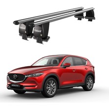 Today Auto Royal Mazda Cx-5 (2017 ve Sonrası) Uyumlu Gri Ara Atkı Port Bagaj Tavan Barı