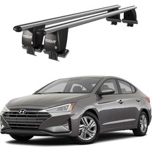 Today Auto Royal Hyundai Elantra (2016-2020) Uyumlu Gri Ara Atkı Port Bagaj Tavan Barı
