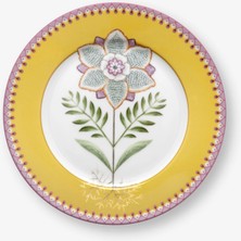 Pip Studio Lily & Lotus Sarı Porselen Kahvaltı Tabağı 21 cm