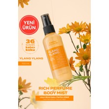 Parfüm Etkili, Nemlendirici Vücut Misti Kundal Rich Perfume Body Mist 100ML (Ylang Ylang)