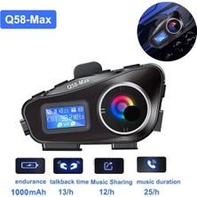 500 mt Intercom 2 Eşleşmeli Kask Kulaklık Su Geçirmez Bluetooth Motosiklet Stereo Mp3 Fm Radyo