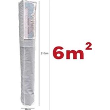 Pileli Store  Pencereli Halı Hurcu Toz Geçirmez Sağlam Dayanıklı Hurç Organizer 6m²