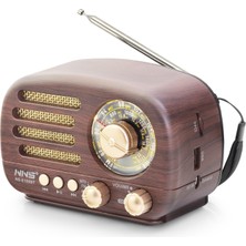 Pileli Store Bluetooth Nostaljik Hoparlör Fm 14.3 x 8 x 9.4 cm NS8100BT