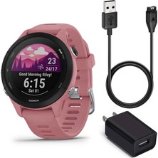 Garmin Forerunner® 255S, Smaller Gps Koşu Akıllı Saat, Advanced Insights, Long-Lasting Battery, (Light Pink) Power Sche