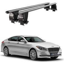 Today Auto Royal Hyundai Genesis (2015-2016) Uyumlu Gri Ara Atkı Port Bagaj Tavan Barı