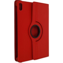 Pileli Store  iPad 2022 10.9 (10.nesil) Kılıf 360 Tablet Deri Kılıf - Kırmızı