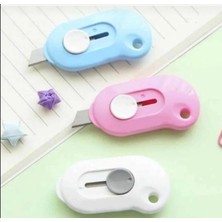 Atlas Hobi Mini Cutter Maket Bıçağı - Anahtarlık Tipi Koli ve Paket Açıcı Kesici Karışık Renk