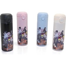 Pileli Store Anime Baskılı Çelik Termos 500 ml - Isı Muhafazalı Şık ve Sızdırmaz Matara