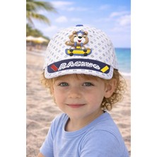 Aydın Şapkacınız 1-3 Yaş Erkek Çocuk Siperli Şapka Cırtlı Ayarlanabilir Günlük Kullanım