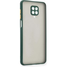 Pileli Store  Xiaomi Redmi Note 9 Pro Kılıf Montreal Silikon Kapak - Yeşil