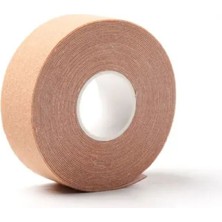 Pileli Store Göğüs Sabitleştirici - Dikleştirici ve Şekillendirici Bant- S Beden 2.5 cm 5 mt Ten Rengi