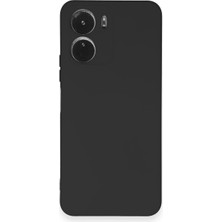 Pileli Store  Vivo Y16 Kılıf Nano Içi Kadife Silikon - Siyah