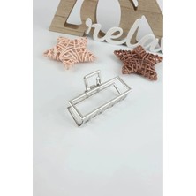 Nati Co Altın Renk Geometrik Metal Saç Tokası -  Lüks Seri Kadın Saç Aksesuarı