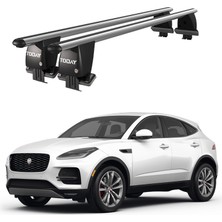 Today Auto Royal Jaguar E-Pace (X540) (2017 ve Sonrası) Uyumlu Gri Ara Atkı Port Bagaj Tavan Barı
