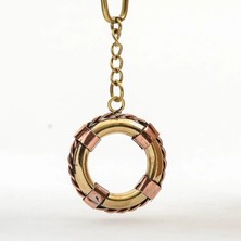 Pileli Store Pirinç Anahtarlık Model 5