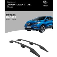 Turtle Renault Kadjar 2015-2022CROWN Tavan Çıtası -Siyah