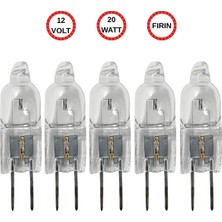 Avarson (5 Adet) Ledvance 12VOLT 20W SARI Işık G4 Duylu Fırın Ampulü