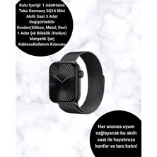 Pileli Store Akıllı Saat Sq-16 Mini Series 10 | Unisex Tasarım, Sağlık ve Spor Takibi