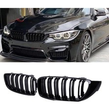 Dmb Bmw 4 Serisi F32 M4 Çift Çizgi Böbrek Piano Black Panjur 2014-2019 Arası