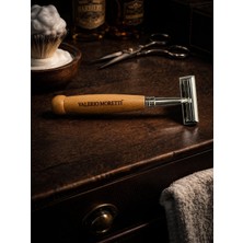 Valerio Moretti Valorıe Morettı Bambu Saplı Premium Metal Başlıklı Klasik Tıraş Bıçağı