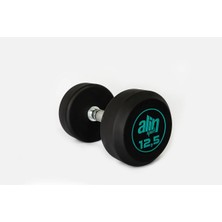 Alin Sport 12,5 kg Kauçuk Kaplı Profesyonel Olimpik Dumbbell ( Dambıl )