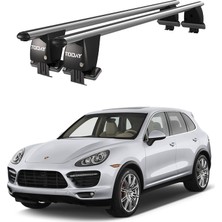 Today Auto Royal Porsche Cayenne (2011-2017) Uyumlu Gri Ara Atkı Port Bagaj Tavan Barı