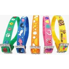Nunbell Kedi Köpek Boyun Tasması Desenli Plastik Tasma Hrb-008