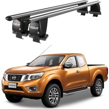 Today Auto Royal Nissan Navara (2014-2021) Uyumlu Gri Ara Atkı Port Bagaj Tavan Barı