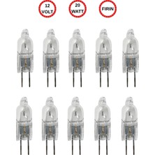 Avarson (10 Adet) Ledvance 12VOLT 20W SARI Işık G4 Duylu Fırın Ampulü