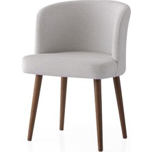 Just Home York Sandalye - Gri - 81X57X54 cm