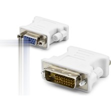 Pileli Store Dvı To VGA F Çevirici 24+1 Beyaz HDX1304