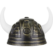 Pileli Store Viking Başlığı Asteriks Başlığı Altın Renk