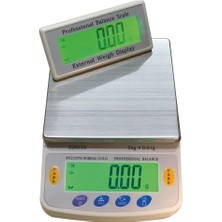 Pileli Store Diamond Dijital Göstergeli Çift Ekran Hassas Terazi NVZ-1978 (5 Kg-0.01)