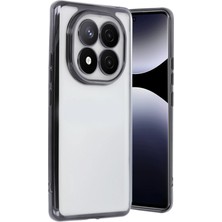 Pileli Store  Xiaomi Redmi Note 14 Pro Plus Kılıf Razer Lensli Silikon - Siyah