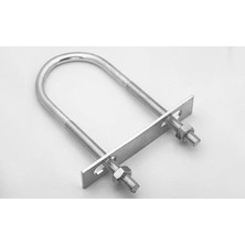 Pileli Store U Civata, Karşılık Demiri + Somunlu - M6X30 - 25 Set