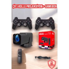 Pileli Store 2000+ Oyun ve Popüler Uygulama Destekli Çok Fonksiyonlu Projeksiyon