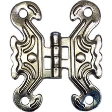 Pileli Store Dekoratif Sac Menteşe - Küçük, Nikel, 100 Adet