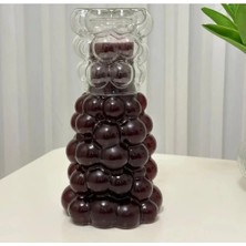 Pileli Store Üzüm Desenli Başucu Sürahisi