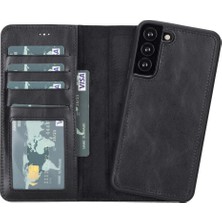 Pileli Store Samsung Galaxy S22 Plus Uyumlu Deri Cüzdanlı Kılıf Mwwn Rst1