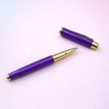 Pileli Store Mor Metal Roller Kalem