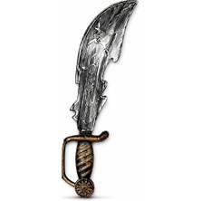 Pileli Store Eskitme Detaylı Plastik Korsan Kılıcı - 45 cm